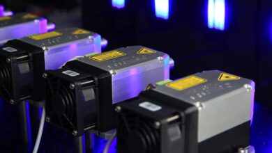 In-depth view of advanced laser equipment used for precise engraving and cutting.