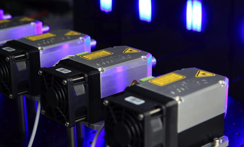 In-depth view of advanced laser equipment used for precise engraving and cutting.