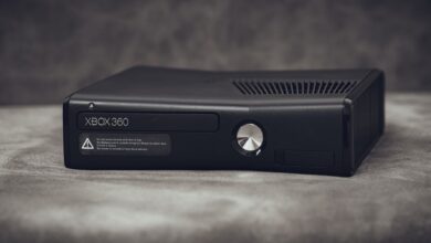 A nostalgic view of a classic Xbox 360 console, highlighting its vintage appeal.