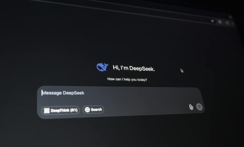 Close-up of a digital assistant interface on a dark screen, showcasing AI technology communication.