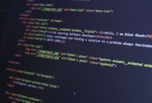 Colorful HTML code displayed on a computer screen for programming projects.