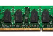 High-quality image of a computer RAM module showcasing detailed circuit design.