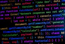 Close-up of colorful JavaScript code displayed on a computer monitor, ideal for tech-themed projects.