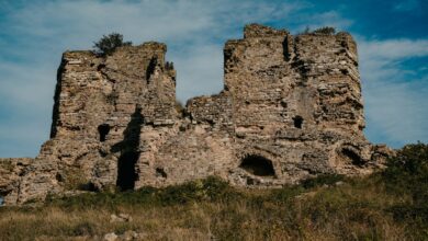 Explore the ancient remnants of Yoros Castle, showcasing Byzantine architecture in Turkey.