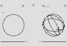Illustration depicting classical binary bit and quantum qubit states in superposition and binary.