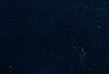 A breathtaking view of a star-filled sky, showcasing the beauty of the universe at night.