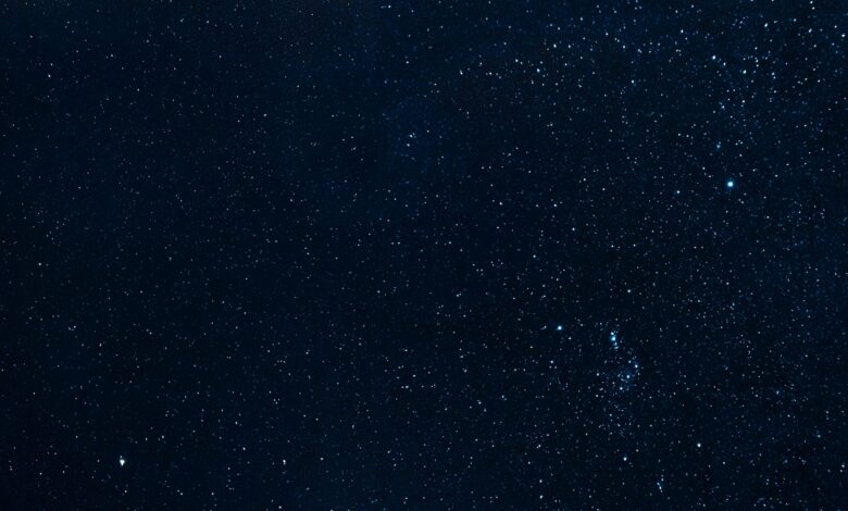 A breathtaking view of a star-filled sky, showcasing the beauty of the universe at night.