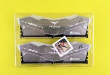 High-performance T-FORCE DDR5 RGB RAM modules with eco-friendly design in packaging.