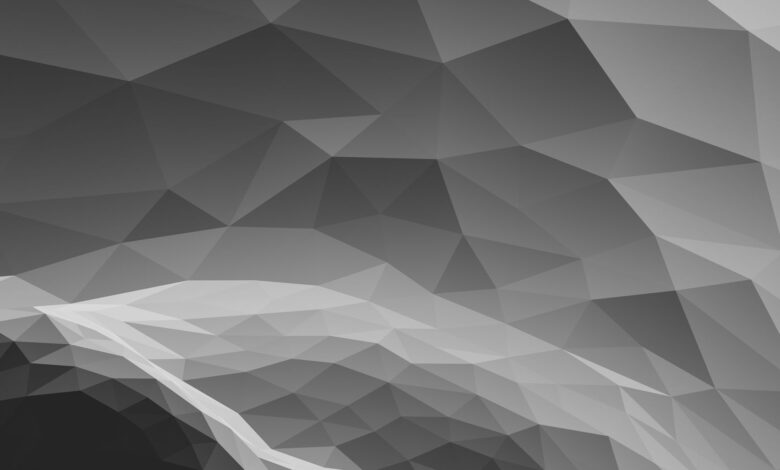 Abstract geometric pattern with a monochrome color scheme, ideal for backgrounds and design projects.